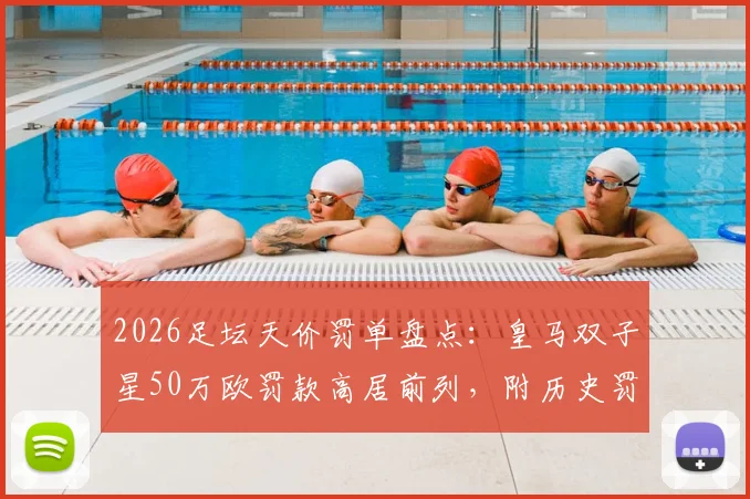 2026足坛天价罚单盘点:皇马双子星50万欧罚款高居前列,附历史罚款排行榜及原因解析