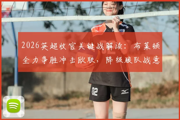 2026英超收官关键战解读:布莱顿全力争胜冲击欧联,降级狼队战意成疑,胜负预测深度分析